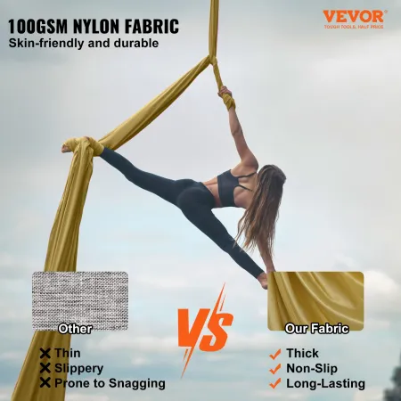 Aerial Yoga Hammock & Swing, 4,4 yards, Aerial Yoga Starter Kit