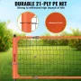 Outdoor Portable Volleyball Net System, Adjustable Height Aluminum Poles, Professional Volleyball Set with PVC Volleyball, Pump,