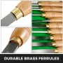 Lathe Chisel 8 Piece Wood Lathe Chisel Cutting Carving HSS Steel Blades Wood Turning Tools Lathe Chisel Set for Storage for Wood