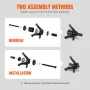 Wheel Bearing Press Kit, for Front Wheel Drive Bearing Removal & Installation, 24pc Wheel Bearing Puller Tool Set with Sliding S