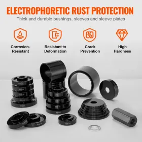 Curtain Divider Stand, 8 x 10 ft, 4 Rolling Wheels Room Divider Kit, Aluminum Alloy Frame, Blackout Curtain & Portable Oxford