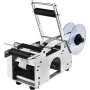 Semi-Automatic Round Labeling Machine, 20-50pcs/min, Electric Bottle Label Applicator for Round Bottles, Round Bottle Labeler Su