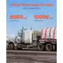 Vinchstropper, 4 "x 30 ', 6000 lbs belastningskapacitet, 18000