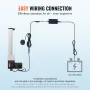 24V Linear Actuator Kit 33 cm 1.4 cm/s 99.8 kg/1000N with IP44 Protection
