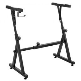 Piano Keyboard Stand, Z Style, Heavy-Duty Digital Piano Music Stand, 250 lbs Capacity with Adjustable Width & Height Wheels