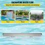 11,5 x 8,6 cm dekorativ vandfaldsfontæne i rustfrit stål til