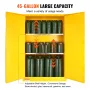 Flammable Safety Cabinet, 45 Gal, Cold-Rolled Steel Flammable Liquid Storage Cabinet, 42.9 x 18.1 x 65.2 in Explosion Proof