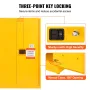 Flammable Safety Cabinet, 45 Gal, Cold-Rolled Steel Flammable Liquid Storage Cabinet, 42.9 x 18.1 x 65.2 in Explosion Proof