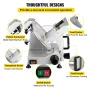 Commercial Meat Slicer, 200W Electric Deli Food Slicer