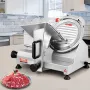 Commercial Meat Slicer, 200W Electric Deli Food Slicer, 350-400RPM Meat Slicer with 20.3 cm Carbon Steel Blade, 0 - 1.2 cm Adjus