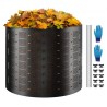 Compost Bin 832.8 L, Outdoor Expandable Composter, Easy to Setup & Large Capacity Composting Bin, Fast Creation of Fertile Soil