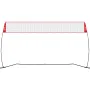 Freestanding Volleyball Training Net for Indoor or Outdoor Use, Adjustable Height Portable Net System with Carrying Bag, Profess
