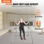 Aerial Yoga Frame, 2.9 m Height Yoga Swing Stand, Max 250 kg Load Chrome-Plated Steel Pipe Inversion Yoga Swing Stand Yoga Rig Y