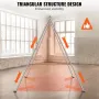 Luft yogramme, 9,67 ft højde Yoga swing stativ, max 551,15 lbs