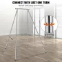 Aerial Yoga Frame, 2.9 m Height Yoga Swing Stand, Max 250 kg Load Chrome-Plated Steel Pipe Inversion Yoga Swing Stand Yoga Rig Y