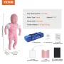 Infant CPR Training Manikin, Heimlich Maneuver and Cardiopulmonary Resuscitation (CPR) Practice, Professional Infant Airway Obst