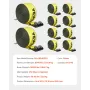 Winch Straps, 4" x 30', 6000 lbs Load Capacity, 18000 lbs Break Strength, Truck Straps with Flat Hook, Flatbed Tie Downs Cargo C