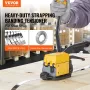 Steel Strapping Tool for 1.3-1.9 cm Width, 3-in-1 (Tensioner, Crimper, Cutter) Manual Belt Packaging Banding Machine Packaging M