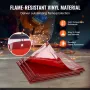Welding Screen with Frame, 1.8 x 1.8 m 3 Panel Welding Curtain Screens, Flame-Resistant Vinyl Welding Protection Screen on 12 Sw