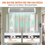 1.2m Commercial Indoor Air Curtain Super Power 2 Speeds 2802m³/h, UL Certified Wall Mounted Air Curtains for Doors, Indoor Over 