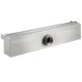 Stainless Steel Waterfall Pool Fountain 17.7 x 4.5 x 3.1 Inch Rectangular Pool Fountain with LED Strip Light Constructed Stainle