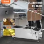 Mobil friturefilter, 55L olietankkapacitet