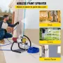 Pro Airless Wall Paint Sprayer 1500W Electric Sprayer Gun Kit, 22Mpa Adjustable Spray Pressure with 15M Pipe for Wall & Ceiling/