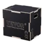 3 in 1 Plyometric Jump Box, 16/14/12 Inch Wooden Plyo Box, Platform & Jumping Agility Box, Anti-Slip Fitness Exercise Step Up Bo