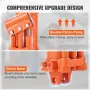 Hydraulic Long Ram Jack, 8 Ton Engine Hoist Cylinder with Double Piston Pump And Clevis Base, Hydraulic Ram Cylinder for Engine 