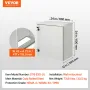 Elektrisk indkapsling, 24 '' x 24 '' x 12 '', UL Certified Nema