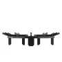 Log Grate, 27 inch Heavy Duty Wheel Fire Grate with 6 Support Legs, Solid Powder-coated Steel Bars, Log Firewood Burning Rack Ho