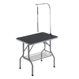 Pet Grooming Table Arm med klemme, 915 x 610 mm hundeplejestation, sammenfoldelige kæledyr plejestativ til mellemstore og små