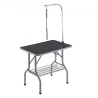 Pet Grooming Table Arm med klemme, 915 x 610 mm hundeplejestation, sammenfoldelige kæledyr plejestativ til mellemstore og små