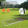 Foldning af lacrosse rebounder til baghaven, 3x8 ft volleyball