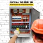 Elektrisk indkapsling, 28 "x 20" x 8 ", UL-certificeret NEMA 4