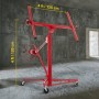 Drywall Rolling Lifter Panel, 11ft Sheetrock Lift Drywall Lift, 150lb Weight Capacity Panel Hoist Jack Tool, Steel Material