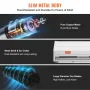 0.9m Commercial Indoor Air Curtain Super Power 2 Speeds 1528m³/h, UL Certified Wall Mounted Air Curtains for Doors, Indoor Over 