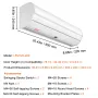 0.9m Commercial Indoor Air Curtain Super Power 2 Speeds 1528m³/h, UL Certified Wall Mounted Air Curtains for Doors, Indoor Over 