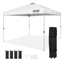 Pop Up Canopy Party Tent 304.8 x 304.8 cm with Portable Bag for Camping White