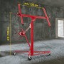 Drywall Rolling Lifter Panel, 11ft Sheetrock Lift Drywall Lift, 150lb Weight Capacity Panel Hoist Jack Tool, Steel Material
