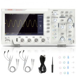 Portable Digital Oscilloscope 1GS/S Sampling Rate 100MHZ Four Channel LCD