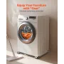 Heavy Duty Furniture Appliances Rollers, 299.4 kg Total Load, Extendable Appliance Rollers Mobile Washing Machine Base, Fridge S