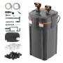 235 Gallon Aquarium Canister Filter 25W UV Lamp Fish Tank Quiet