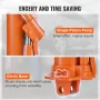 Hydraulic Long Ram Jack, 3 Ton Engine Hoist Cylinder with Single Piston Pump And Clevis Base, Hydraulic Ram Cylinder for Engine 