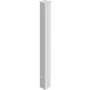 Mailbox Post, 43 "High Mailbox Stand, White Powder-Coated Mail