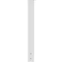 Mailbox Post, 43 "High Mailbox Stand, White Powder-Coated Mail