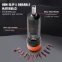 1/4" Drive Torque Screwdriver Wrench Set | 10-70 in-lbs Torque Adjustment Range | 1 in-lb Increment Torque Screwdriver | Driver 