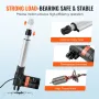 Lineær aktuator 12V 6 tommer Heavy Duty 1320 lbs/6000N 0,19 "/s