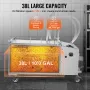 Mobile Fryer Filter, 38L Oil Tank Capacity, Oil Filtration System with 10 L/min Oil Filtration Speed, Mobile Frying Oil Filterin