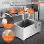 Mobil frituret filter, 38L olietankkapacitet